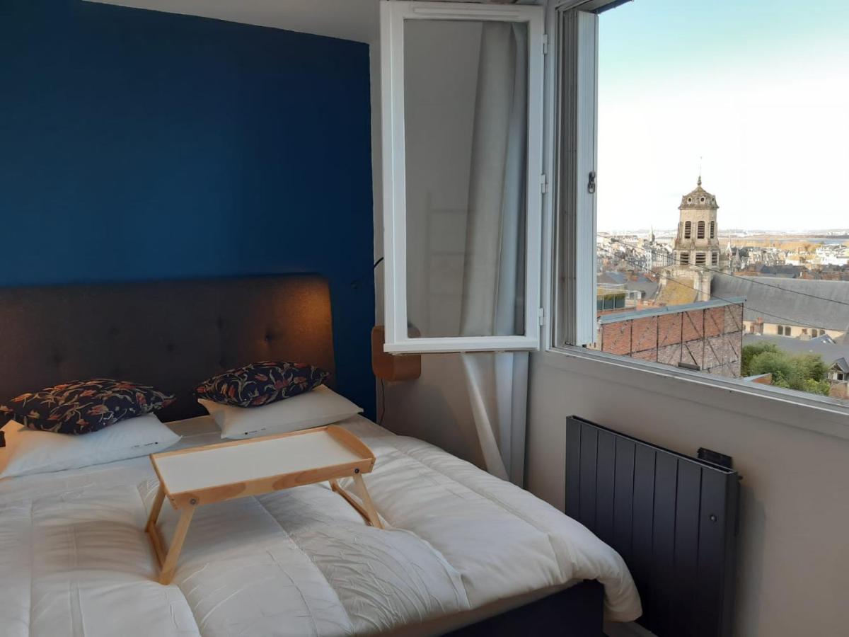 Vue Sur Seine Et Honfleur Apartment Exterior foto